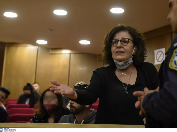 Ξέσπασε στο Εφετείο της Χρυσής Αυγής η Μάγδα Φύσσα