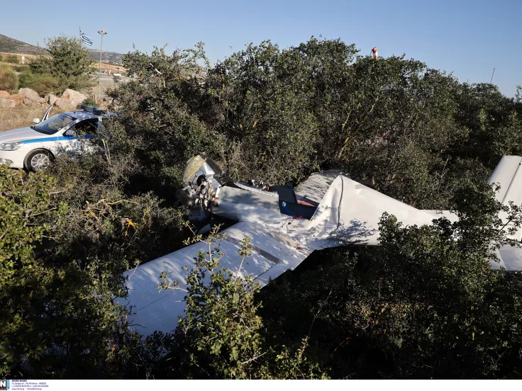 Πτώση μονοκινητήριου αεροσκάφους κοντά στη Θήβα
