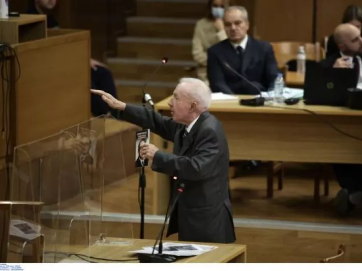 Ναζιστικός Χαιρετισμός Κ. Πλεύρη