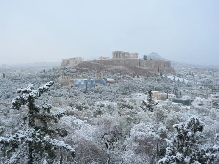 Χιόνια στην Αθήνα