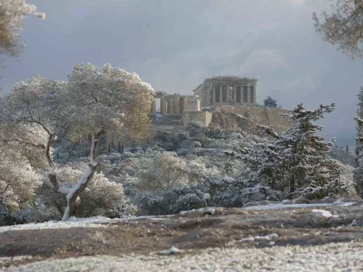 Χιόνια στην Αθήνα