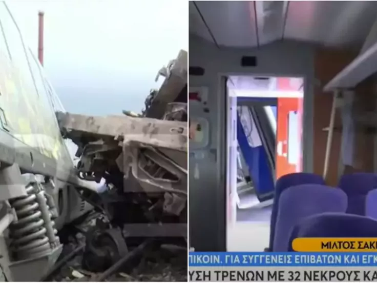 Εικόνες από το πολύνεκρο δυστύχημα στα Τέμπη