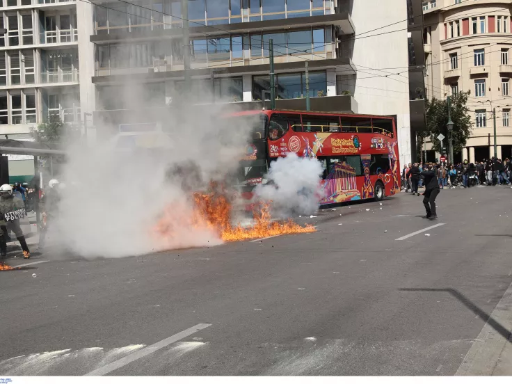 Επεισόδια για τα Τέμπη