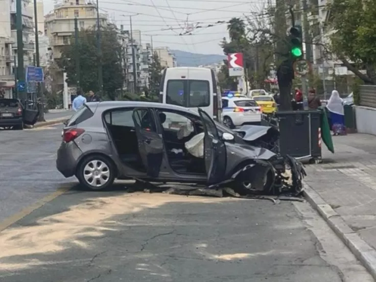 Σφοδρό τροχαίο ατύχημα