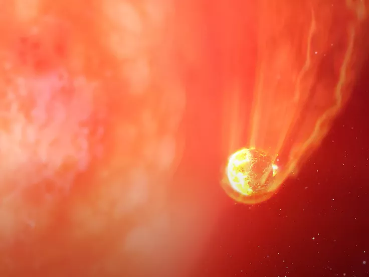 Αστρονόμοι είδαν ένα αστέρι να καταβροχθίζει έναν πλανήτη