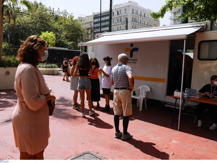 Τα δωρεάν σημεία για ράπιντ τεστ κορονοϊού