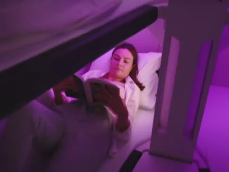 Ύπνος σε κρεβάτια αεροπλάνου