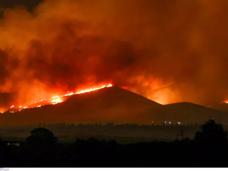Φωτιά στη Νέα Αγχίαλο