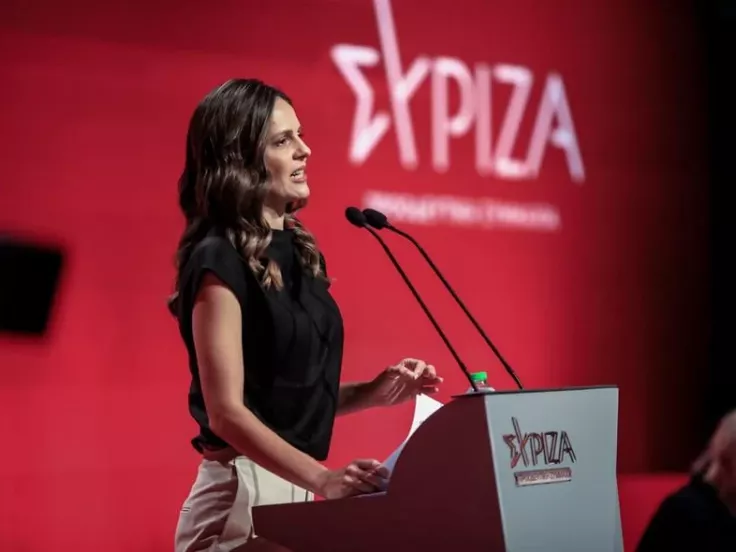 Έφη Αχτσιόγλου (ΓΙΑΝΝΗΣ ΠΑΝΑΓΟΠΟΥΛΟΣ / EUROKINISSI)