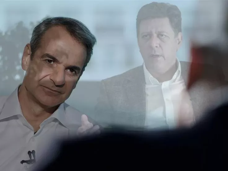 Κυριάκος Μητσοτάκης και Μιλτιάδης Βαρβιτσιώτης (Φωτογραφίες από EUROKINISSI)