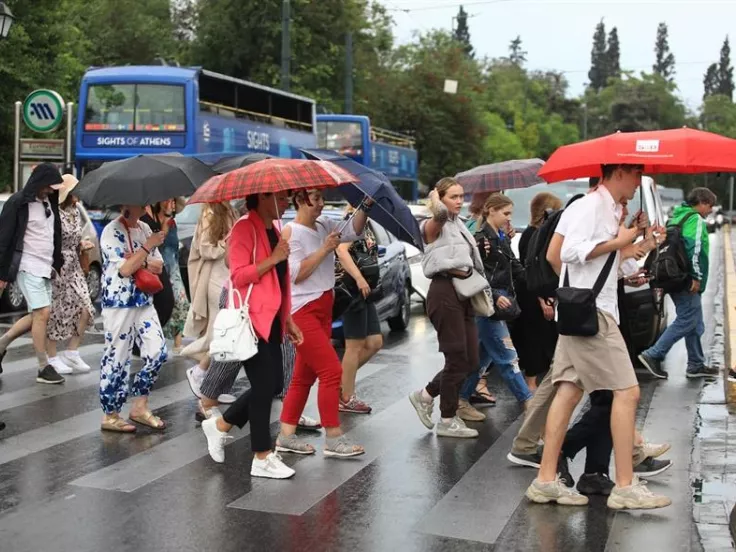 Κακοκαιρία Elias - Meteo: Μεγάλα ύψη νερού σε Βόρεια Εύβοια και Βόλο - Έντονες βροχές και καταιγίδες το μεσημέρι στην Αθήνα