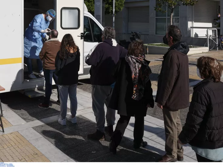 Τα δωρεάν σημεία για ράπιντ τεστ κορονοϊού