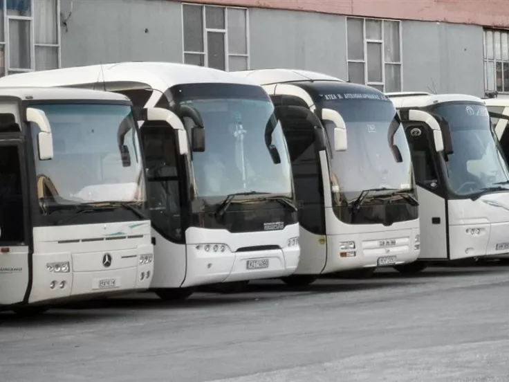 Λεωφορεία των ΚΤΕΛ (φωτογραφία αρχείου/ Eurokinissi)