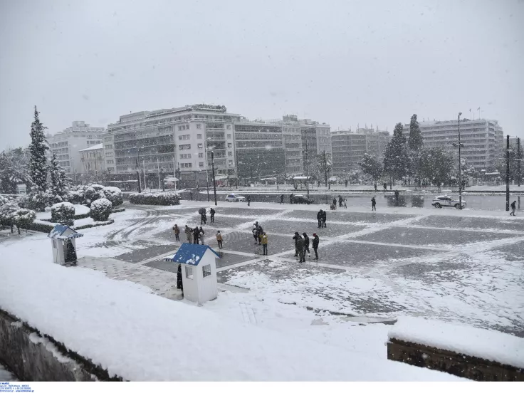 Χιόνια στην Αθήνα