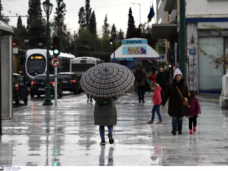 Βροχή στην Αθήνα