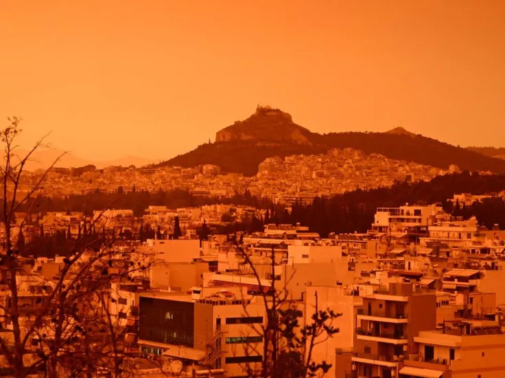 αφρικανική σκόνη καιρός