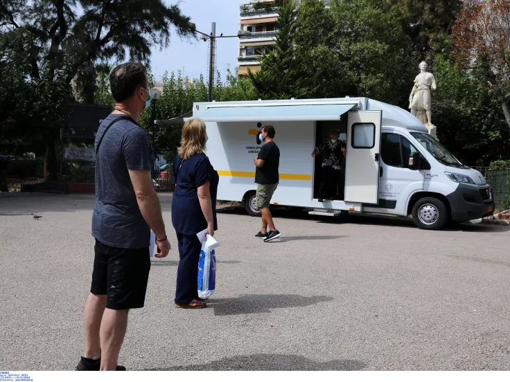 Τα δωρεάν σημεία για ράπιντ τεστ κορονοϊού