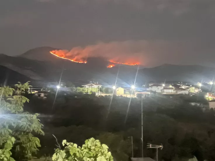 Φωτιά στο Φαλακρό Δράμας