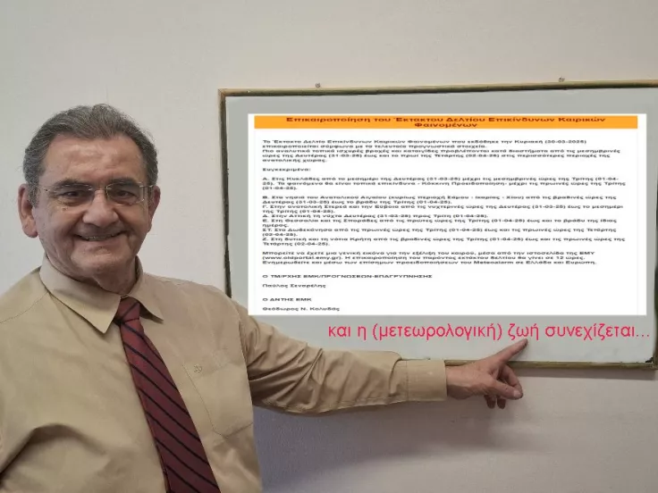 Θοδωρής Κολύδας: Πού θα συνεχίσει μετά την αποχώρηση από την ΕΜΥ