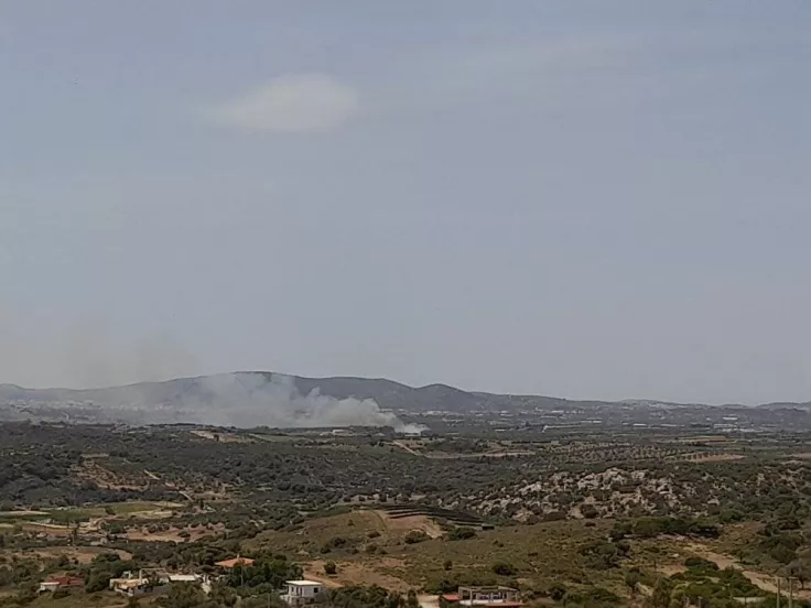 Φωτιά τώρα στο Μαρκόπουλο