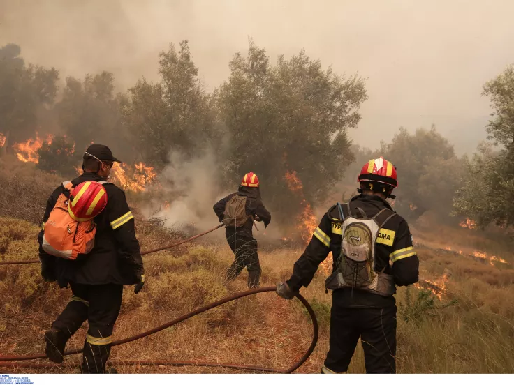 Εύβοια: Φωτιά τώρα κοντά σε εργοστάσια των ΔΕΗ και ΑΓΕΤ
