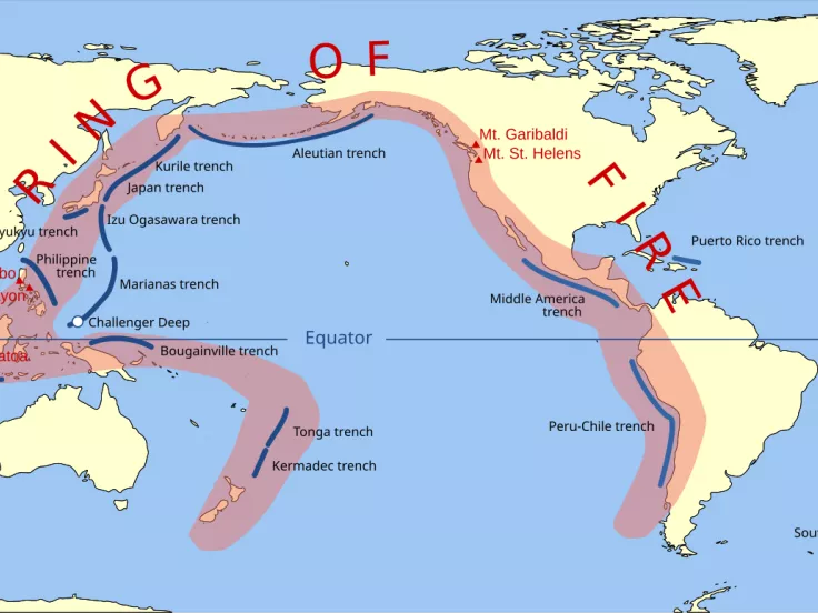 Δαχτυλίδι της φωτιάς του Ειρηνικού (Ring of Fire)