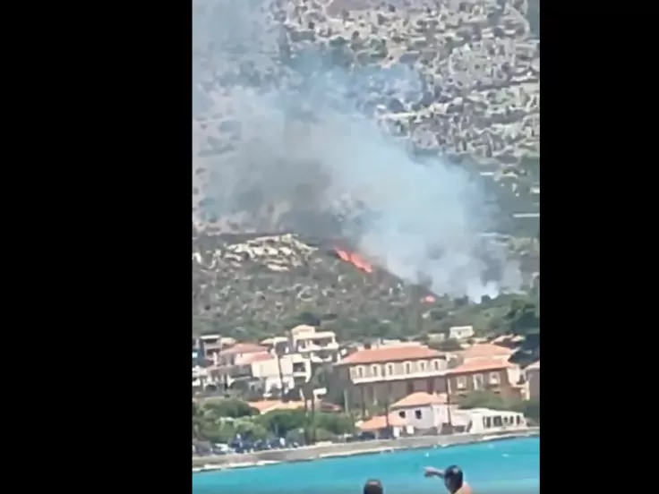 Φωτιά στην Πλύτρα Λακωνίας