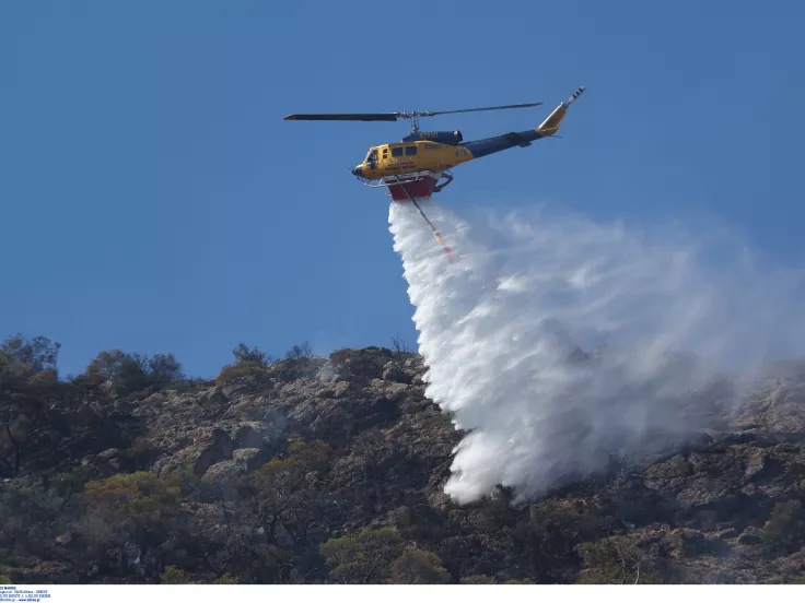 Φωτιά τώρα στη Ροδόπη - Επιχειρούν επίγεια και ενάερια μέσα