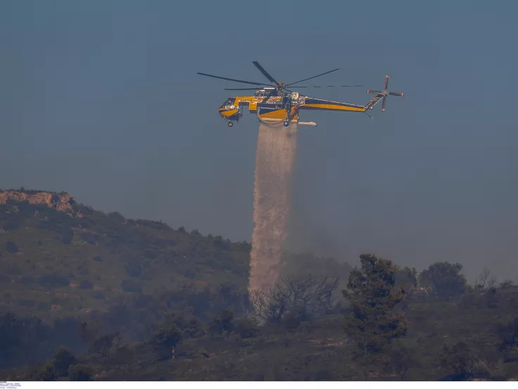 Πυρκαγιά στα Χανιά - Κινητοποιήθηκαν 36 πυροσβέστες και δύο ελικόπτερα