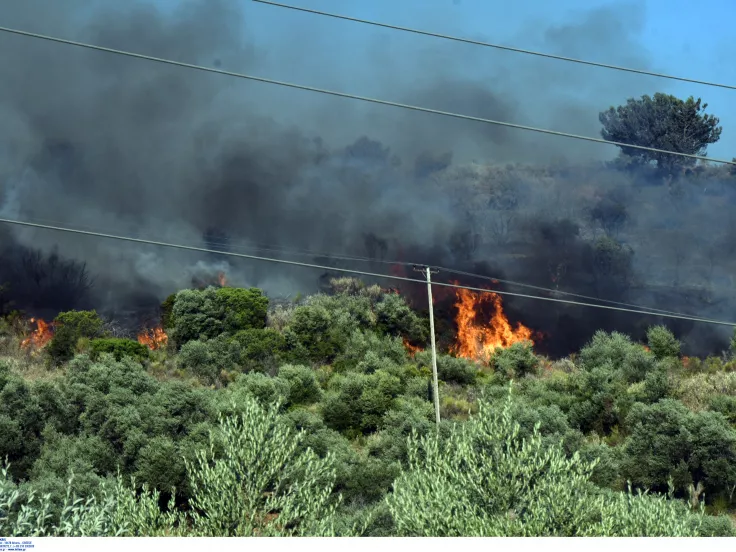 Ποιες περιοχές κινδυνεύουν αύριο από πυρκαγιά (χάρτης)