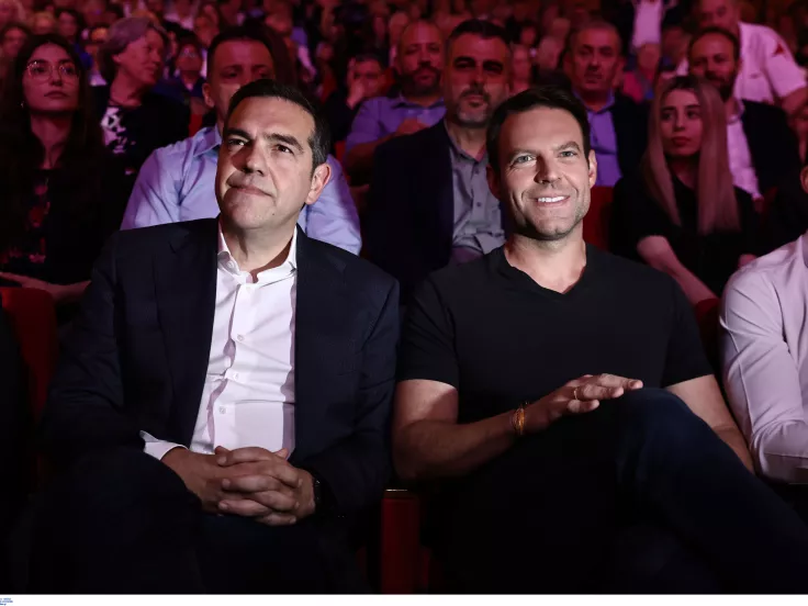 Αλέξης Τσίπρας και Στέφανος Κασσελάκης