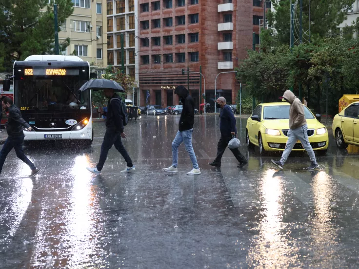 Βροχές στην Αθήνα
