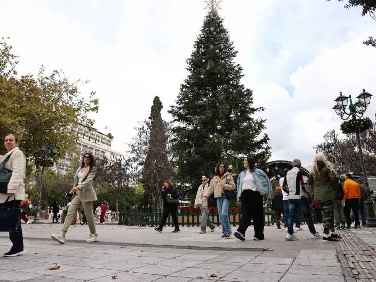 Χριστουγεννιάτικο δέντρο Σύνταγμα