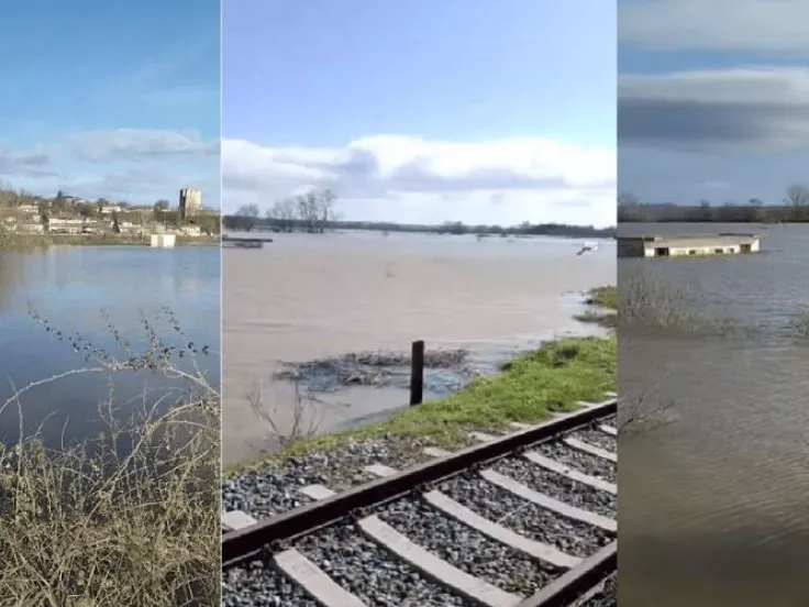 Έβρος: Υπερχείλισε ο ποταμός - Τα νερά έφτασαν έως τις σιδηροδρομικές γραμμές στο Πύθιο (βίντεο)
