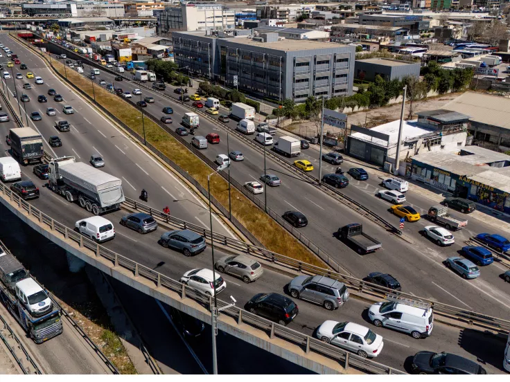 Αθήνα: Μεγάλο μποτιλιάρισμα στους δρόμους - Στο «κόκκινο» Κηφισός, Κηφισίας και Αττική Οδός