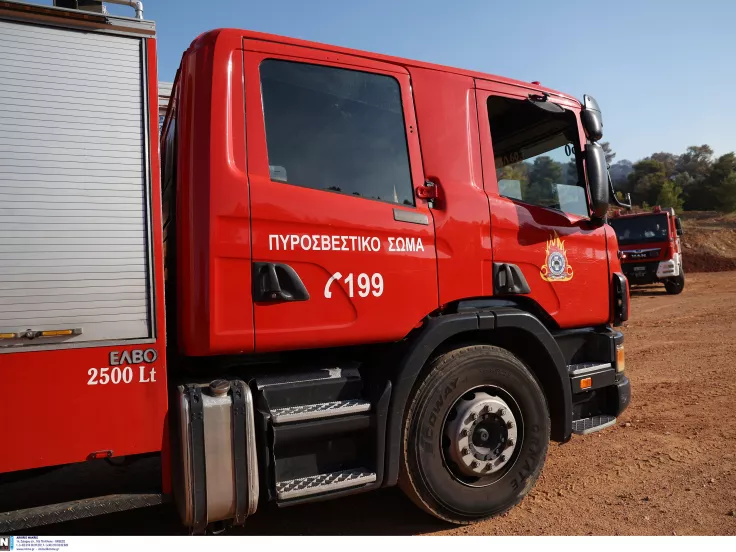 Εντοπίστηκε νεκρό άτομο σε καμένο όχημα στην Σφενδάμη Πιερίας