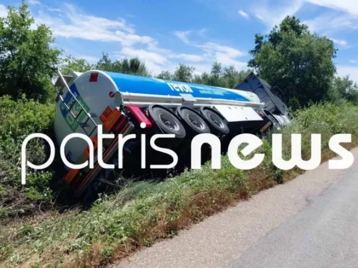 Βυτιοφόρο στην Ηλεία