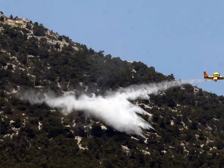 Φωτιά στη Μεσσηνία - Επιχειρούν πέντε εναέρια μέσα