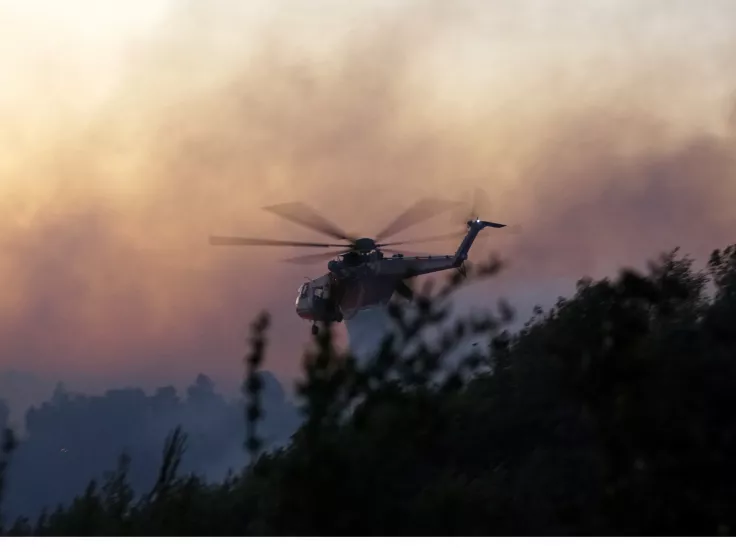Ξέσπασε φωτιά στο Μελιδοχώρι Ηρακλείου - Ήχησε το 112