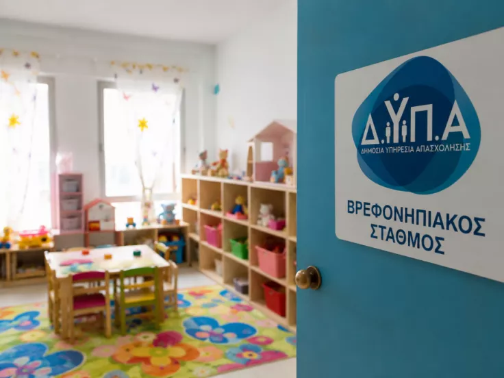 Βρεφονηπιακοί σταθμοί ΔΥΠΑ: Άνοιξαν 75 θέσεις εργασίας