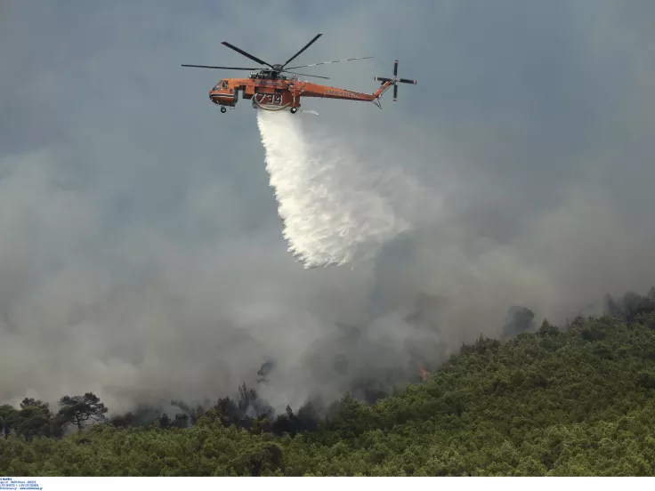 Φλώρινα: Μεγάλη πυρκαγιά στην Κρυσταλλοπηγή – Ήχησε το 112, επιχειρούν εναέρια