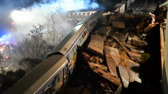 Εικόνες από το πολύνεκρο δυστύχημα στα Τέμπη