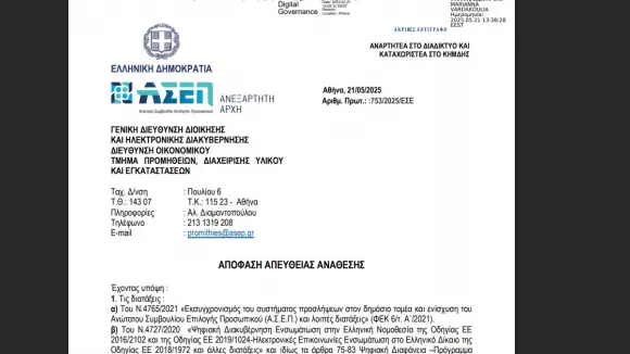 Απόφαση ΑΣΕΠ