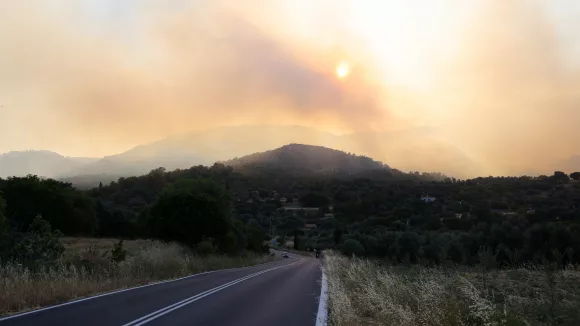 Φωτιά στη Χίο: Βελτιωμένη η εικόνα - Ολονύχτια μάχη με τις αναζωπυρώσεις