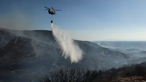 Φωτιά τώρα στη Φωκίδα - Επιχειρούν 42 πυροσβέστες