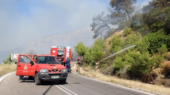 Φωτιά στην Χίο