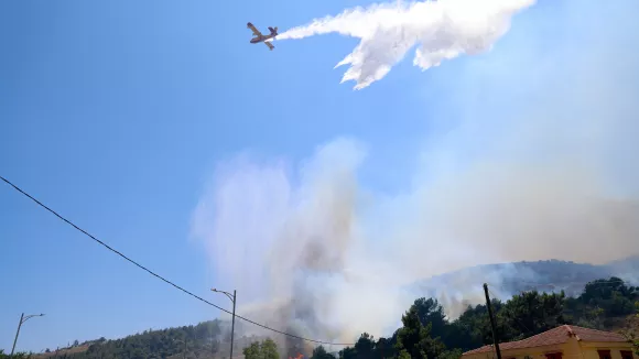 Φωτιά στη Χίο