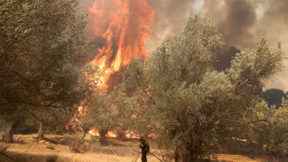 Πολύ υψηλός κίνδυνος πυρκαγιάς αύριο σε τρεις περιοχές (χάρτης)