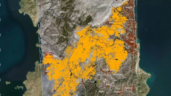 Πυρκαγιά στη Χίο: Κάηκαν περιοχές Natura και 40.910 στρέμματα γης