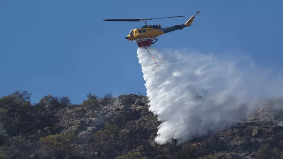 Φωτιά τώρα στη Ροδόπη - Επιχειρούν επίγεια και ενάερια μέσα